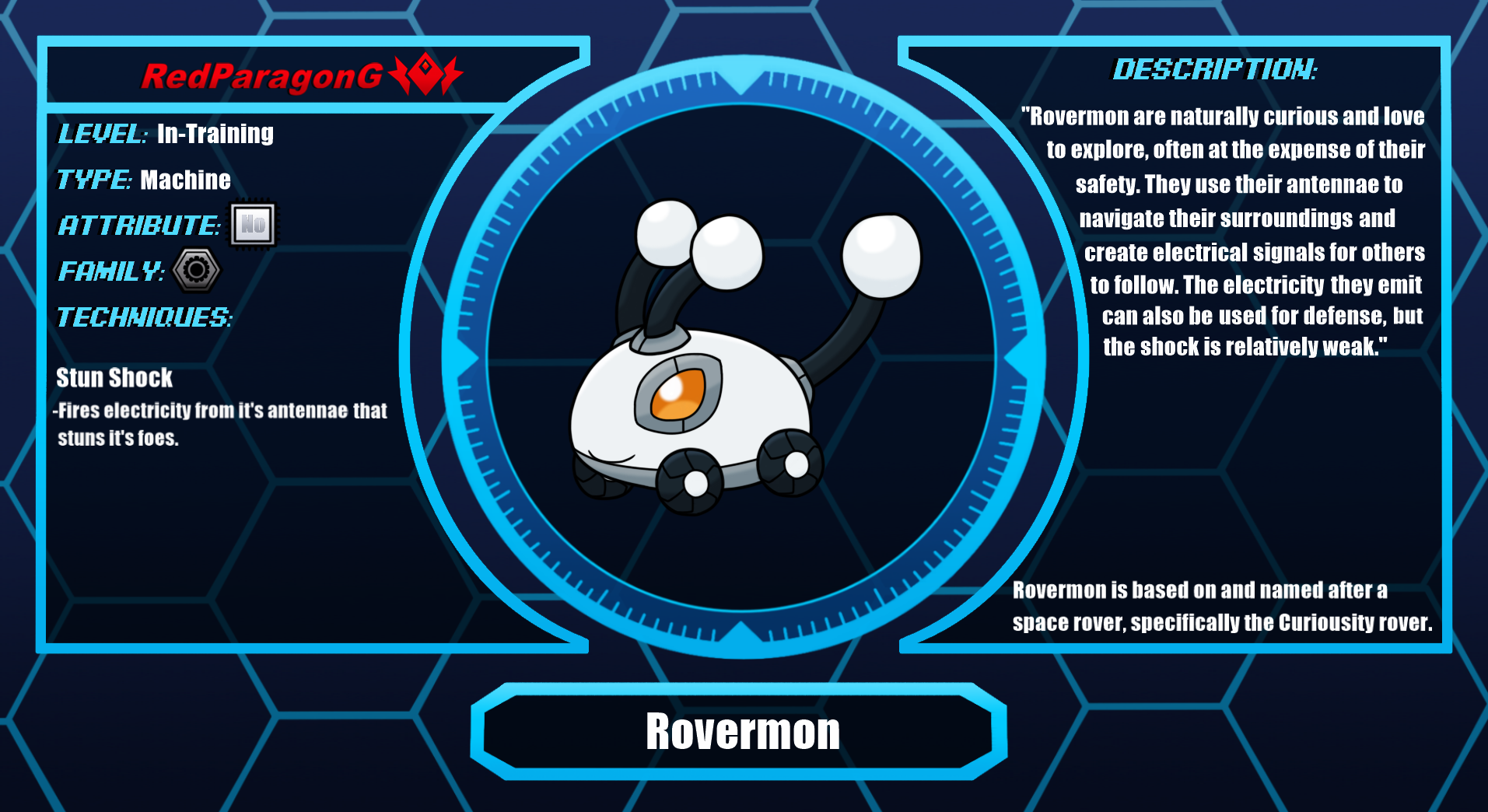 Digimon Digi-Dex: Rovermon by RedParagonG on DeviantArt