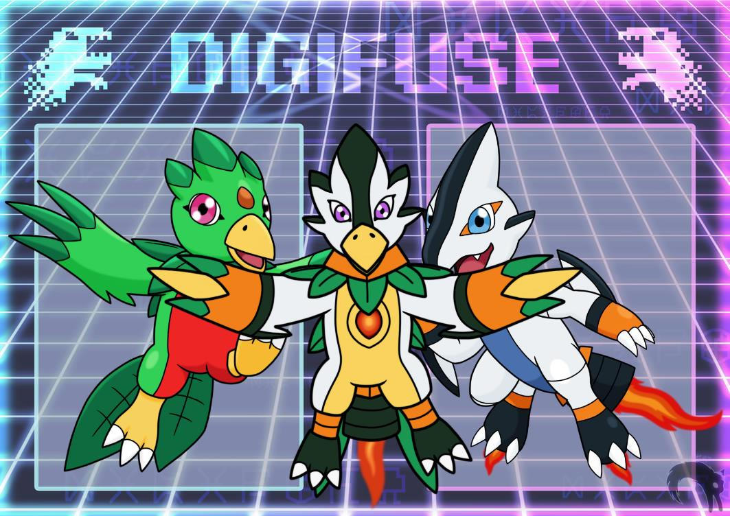 Digifake Digi-Fusion - Ketalmon x Shuttlemon by RedParagonG on DeviantArt