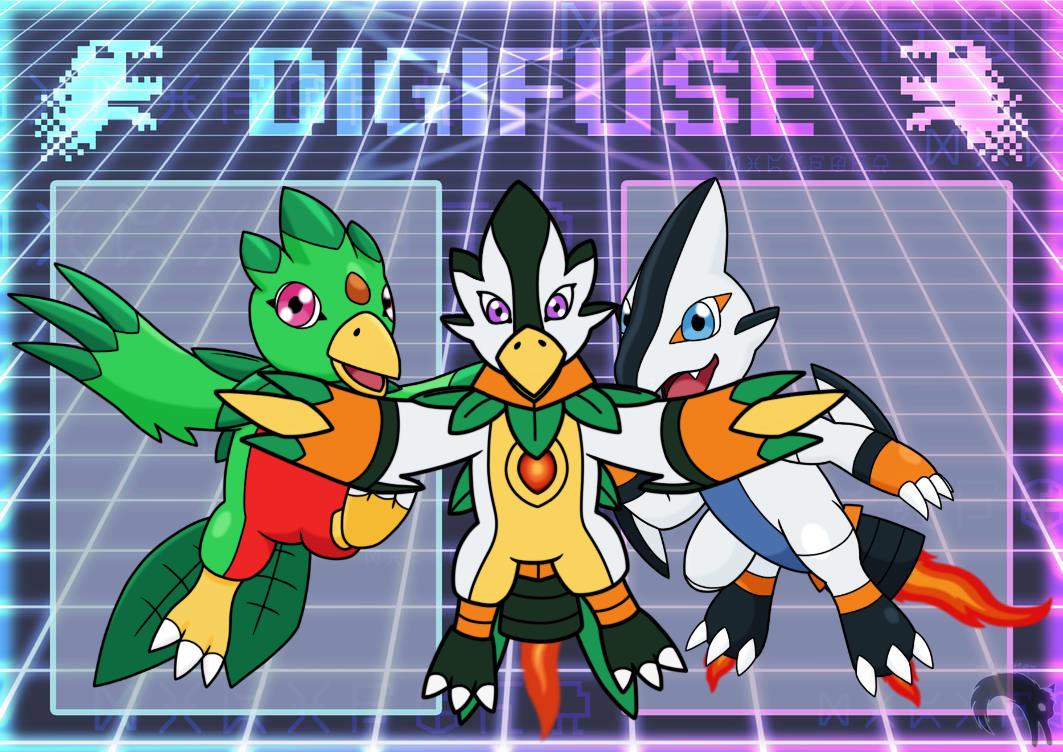 Digifake Digi-Fusion - Ketalmon x Shuttlemon by RedParagonG on DeviantArt