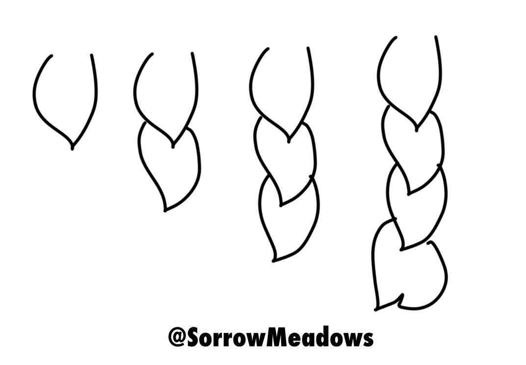 Super simple braid tutorial by SorrowMeadows on DeviantArt