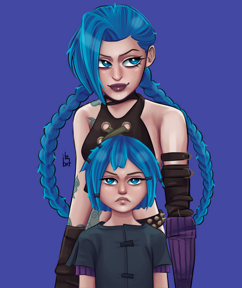 Jinx and Powder - Arcane: League of Legends by itzbxt on DeviantArt