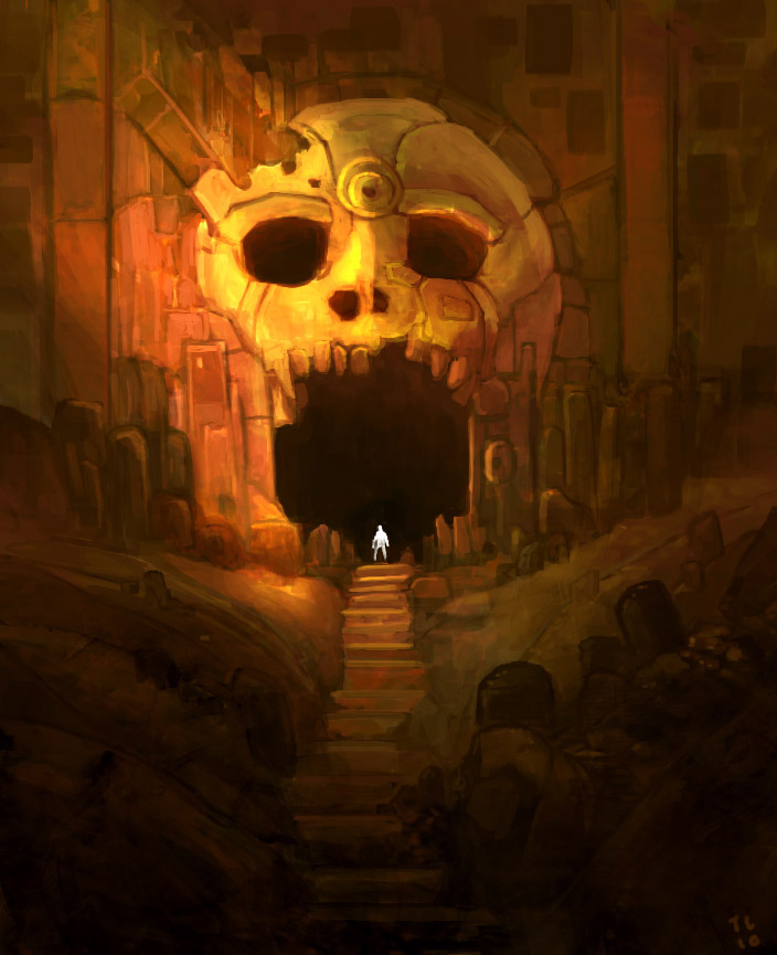 Skull entrance