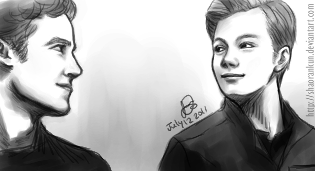 Kurt and Blaine by ShaoranKun