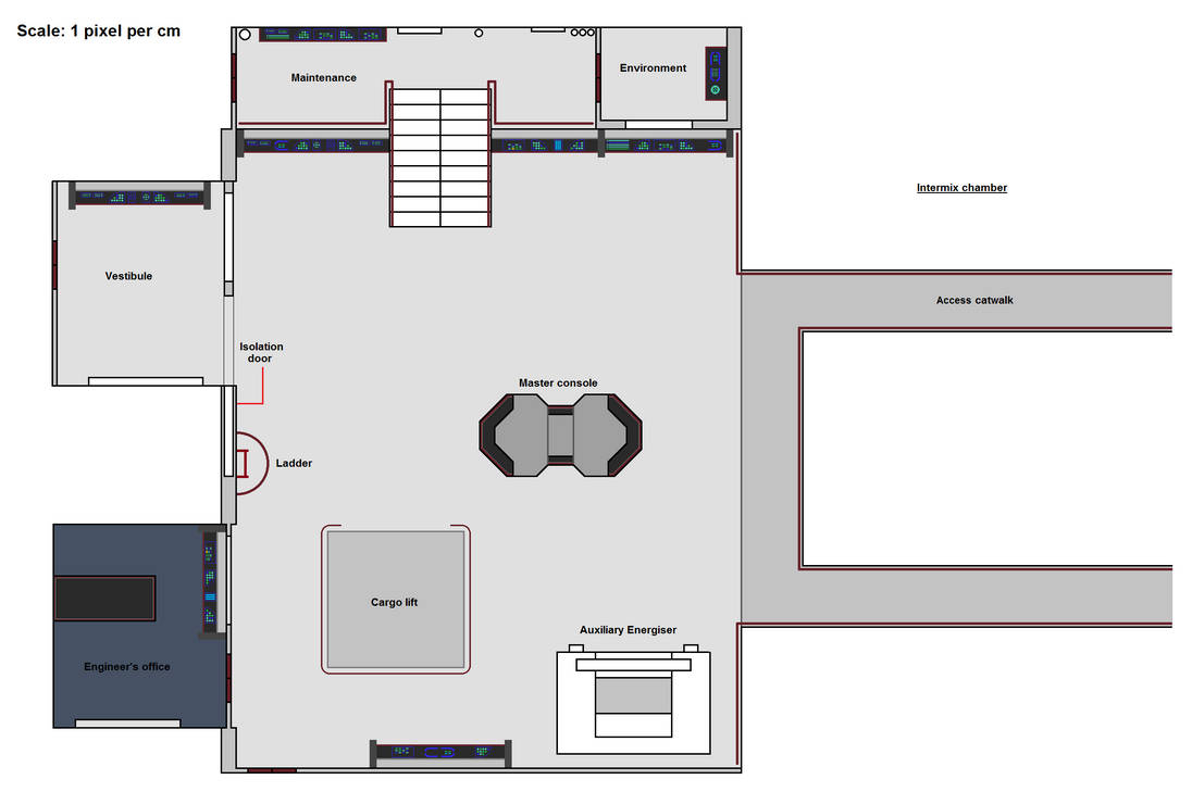 Star Trek TOS modernised engineering room by Argumemnon on DeviantArt