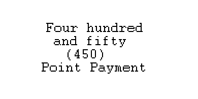 450 Point System 450 Point Payment by Railguns on DeviantArt