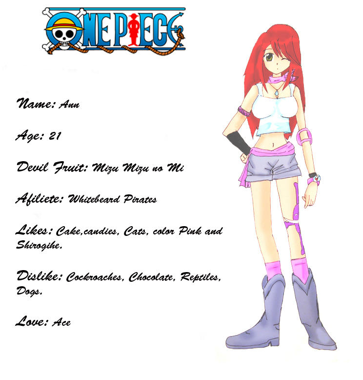 One Piece Oc Ann By Portgasdann On Deviantart