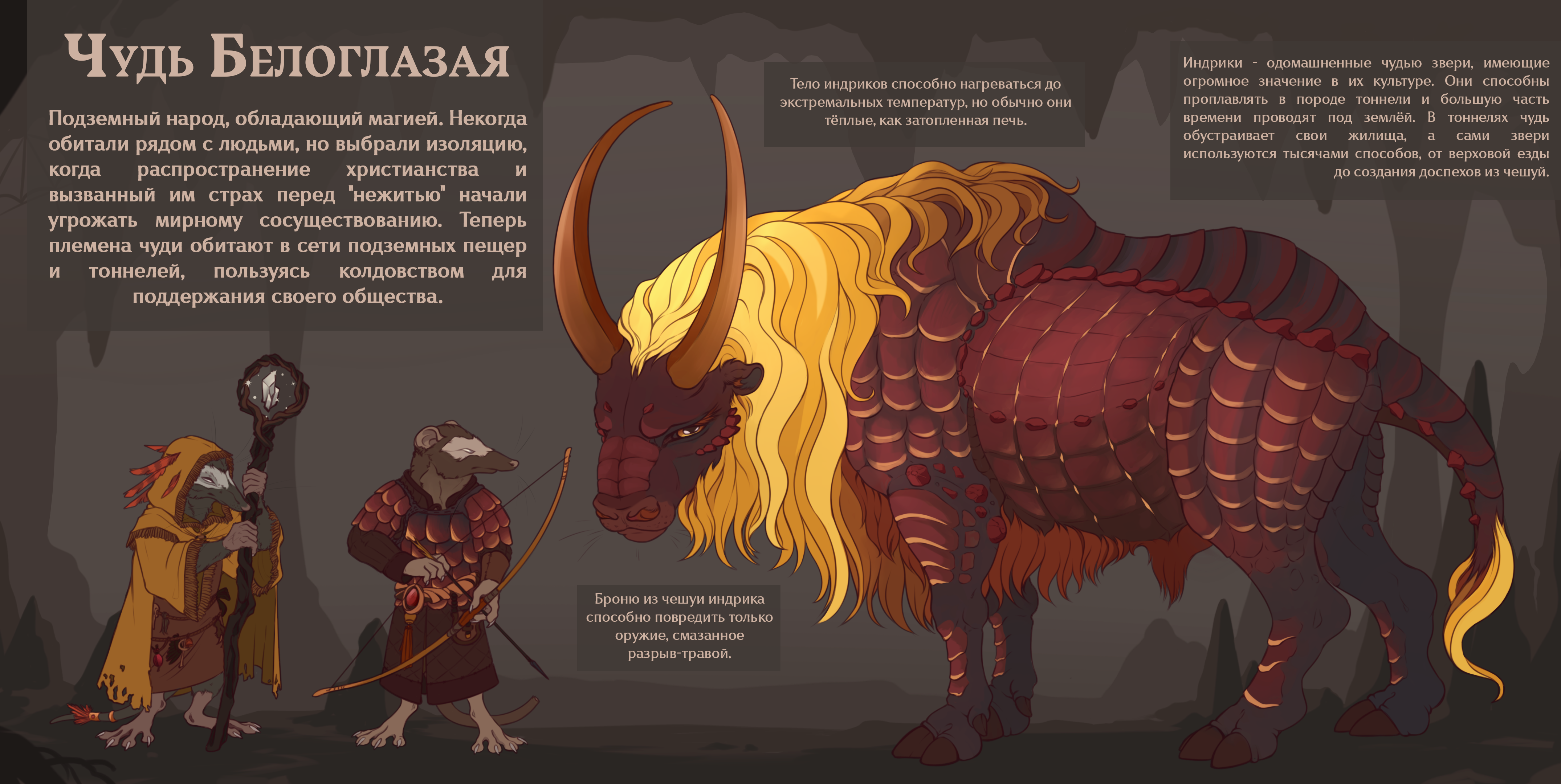 White-Eye Chud and Indrik-Beast
