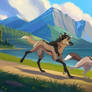 Playing chase