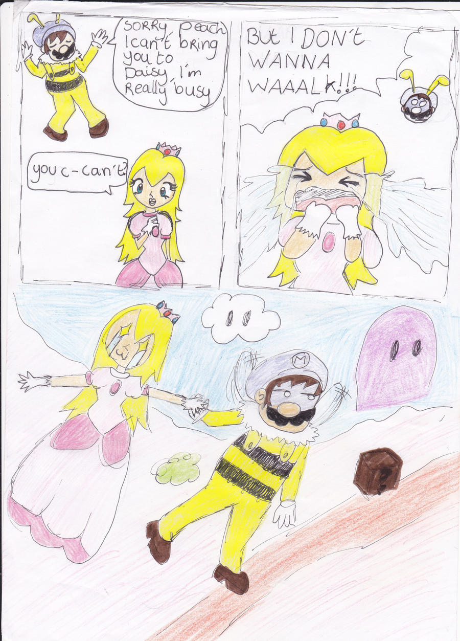Mario and Peach mini comic