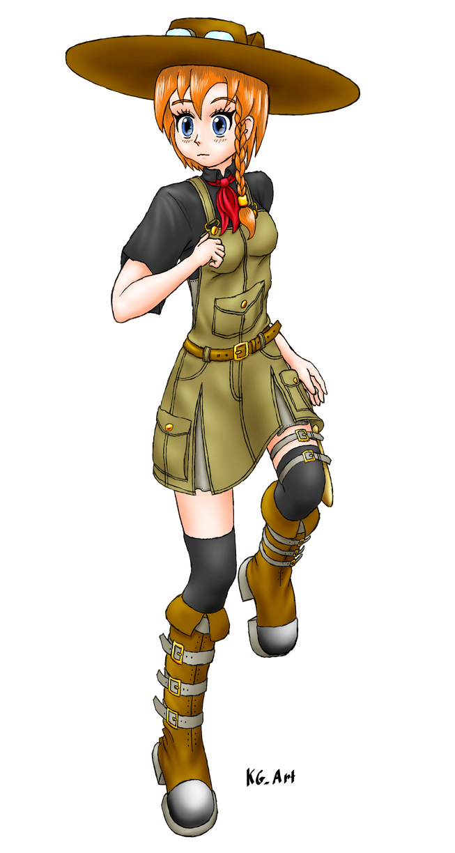 Scout Fastade Shannon the adventurous scout. by KG-Art-Drawing on DeviantArt