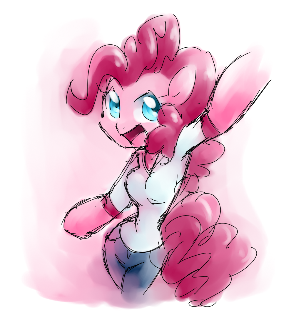 Pinkie selfie