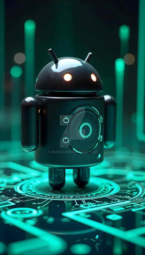 Android The Bot - Dark Green by IMAIGZ on DeviantArt