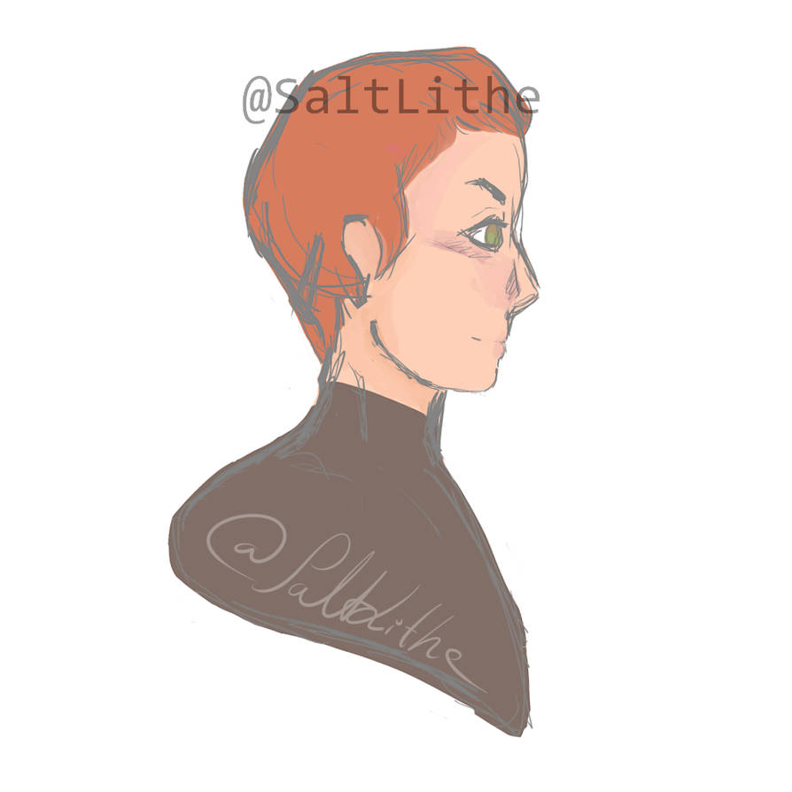 Simple side profile by SaltLithe on DeviantArt