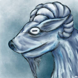 White walker goat. Happy Year of the Goat! by scottsampaio