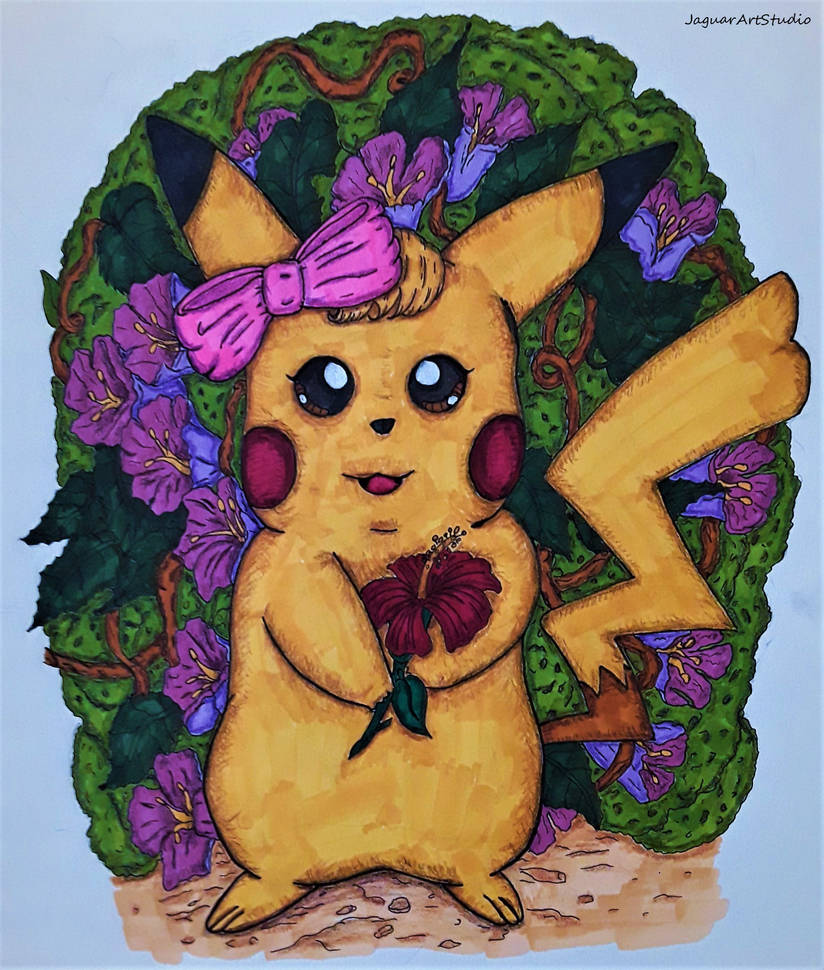 Flower Pikachu
