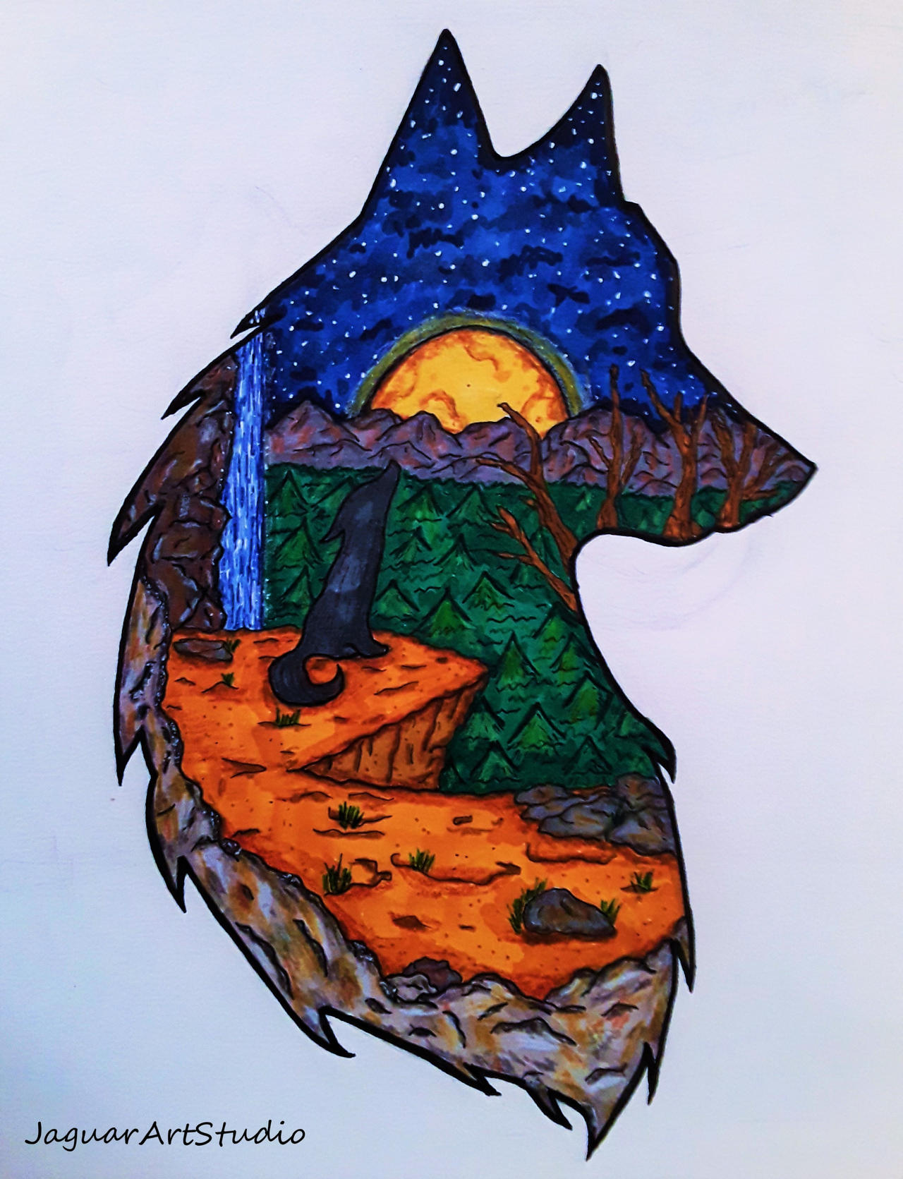 Inner Wolf by JaguarArtStudio on DeviantArt