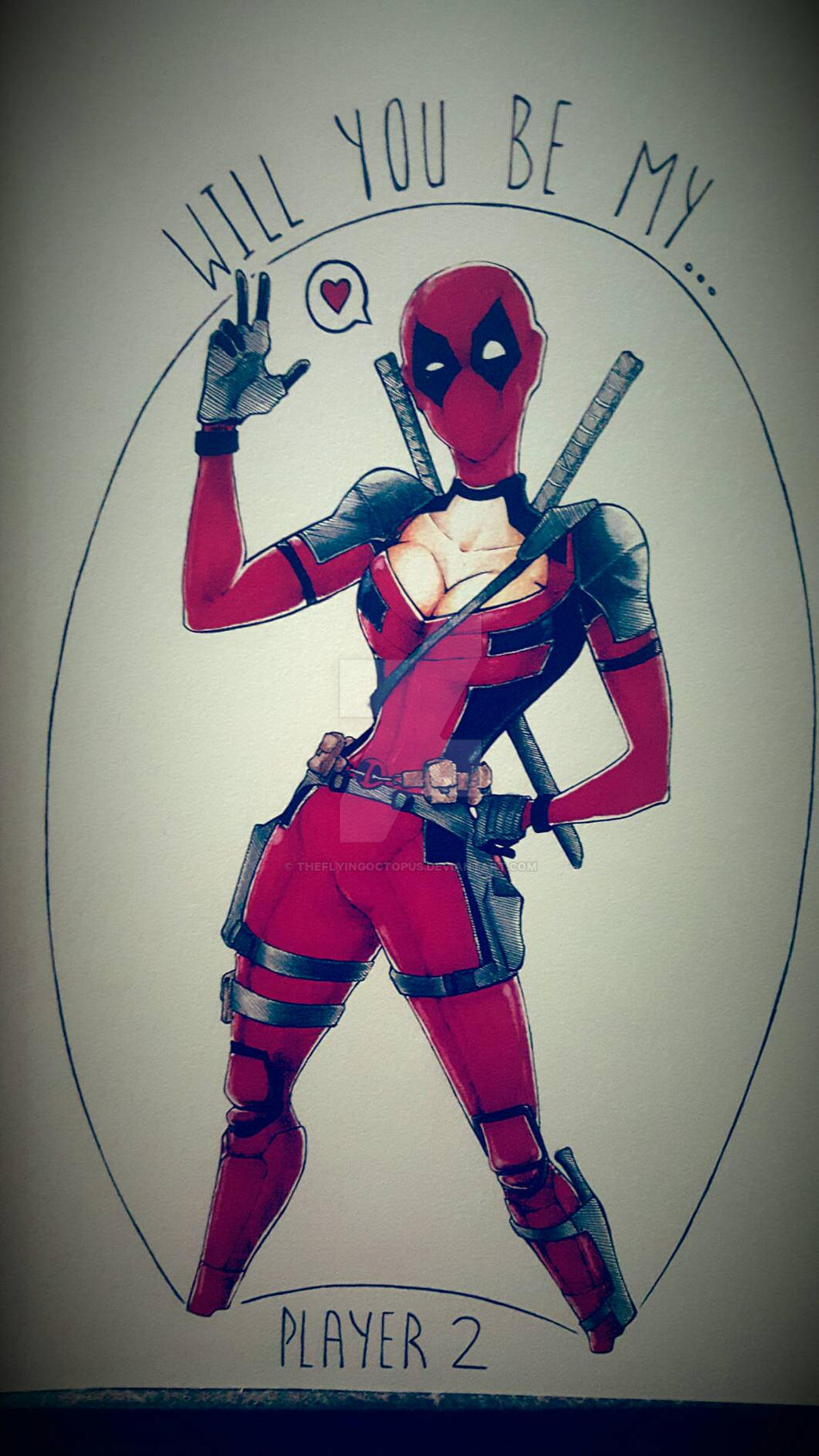 Deadpool Valentine by TheFlyingOctopus on DeviantArt