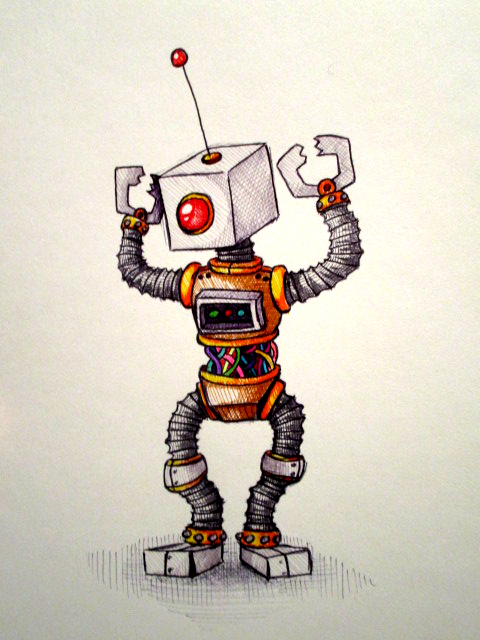 Robot by Purple-Goop on DeviantArt