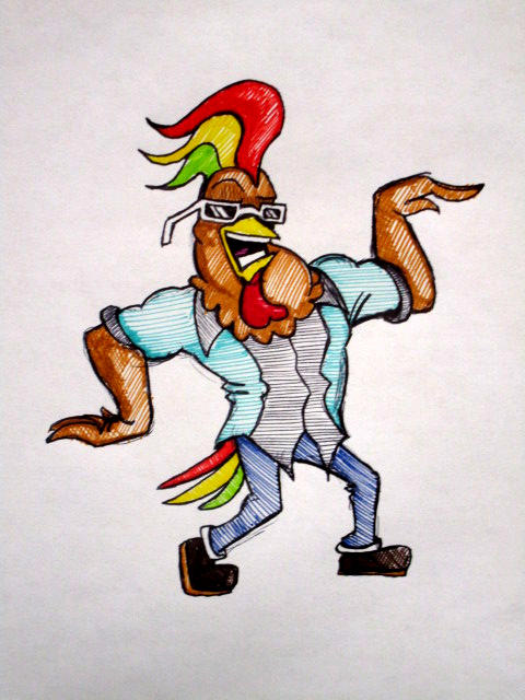 Rockin' Rooster by Purple-Goop on DeviantArt