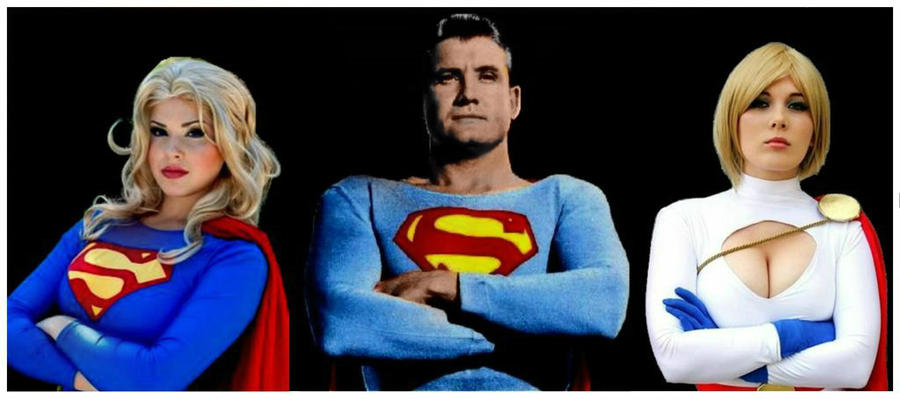 Supergirl, Superman and Power Girl