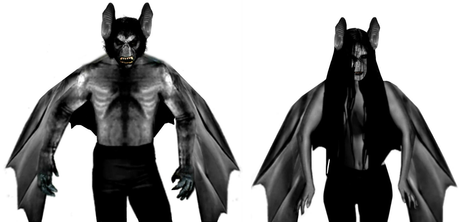 ManBat and SheBat by StevieStitches on DeviantArt