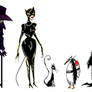 Tim Burton Batman Villains Art Designs Part 1