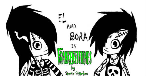 El and Bora Frankenstitches Monsters