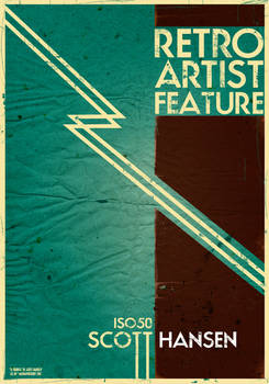 Retro Artist Poster