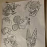 Character doodles