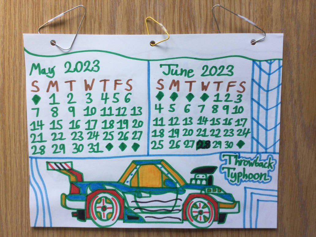 Hot Wheels Calendar 2023 Creative Designs Photo 4 by Michaelweng03 on