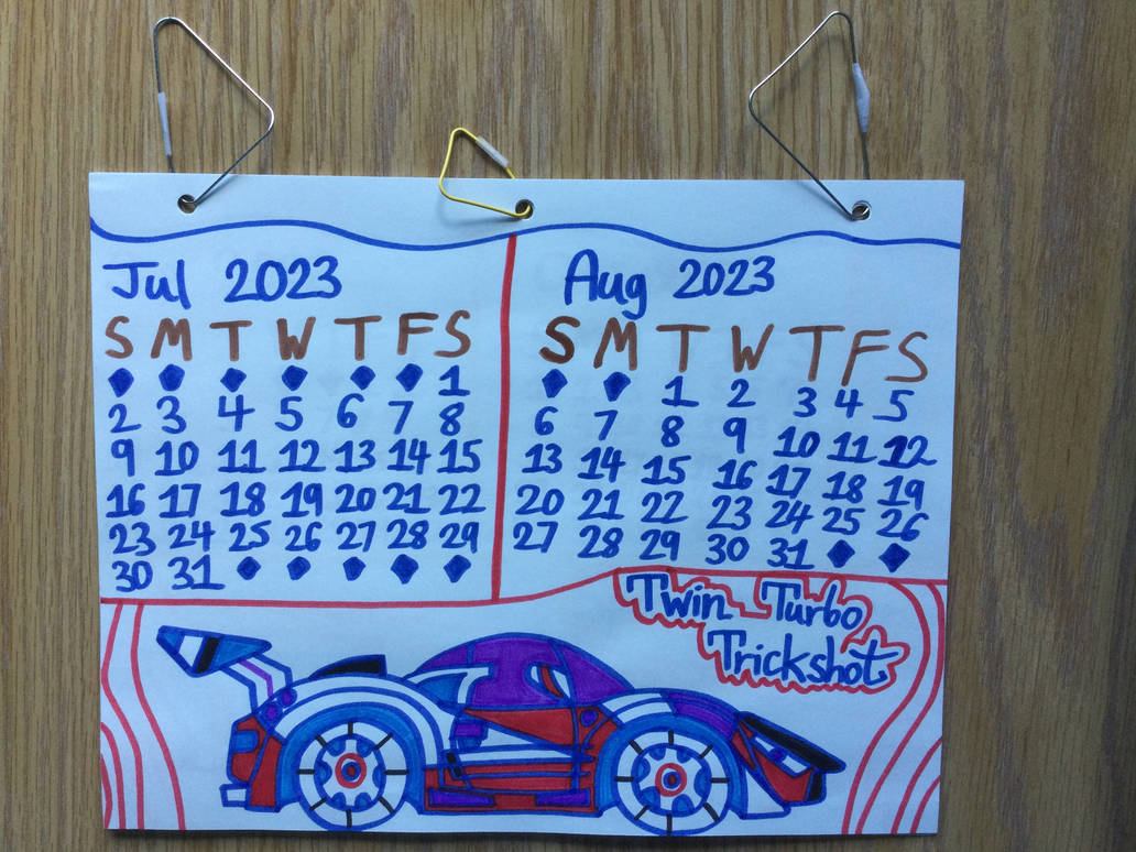 Hot Wheels Calendar 2023 Creative Designs Photo 5 by Michaelweng03 on