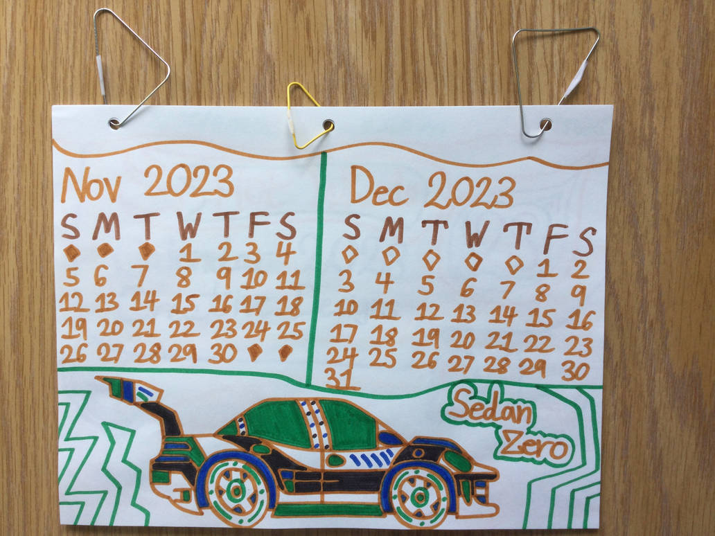 Hot Wheels Calendar 2023 Creative Designs Photo 7 by Michaelweng03 on