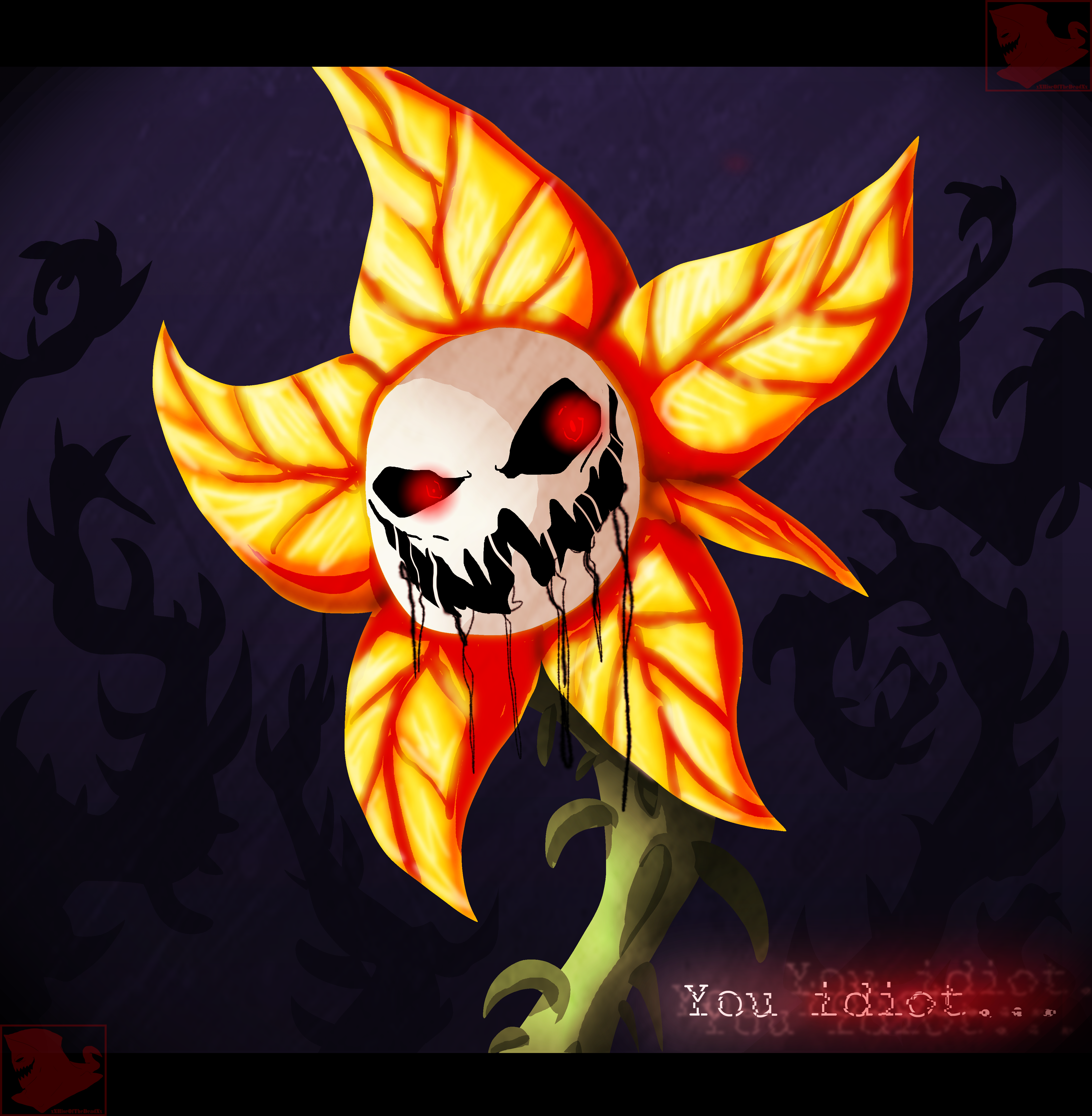 Flowey the Flower by Aidaita on DeviantArt