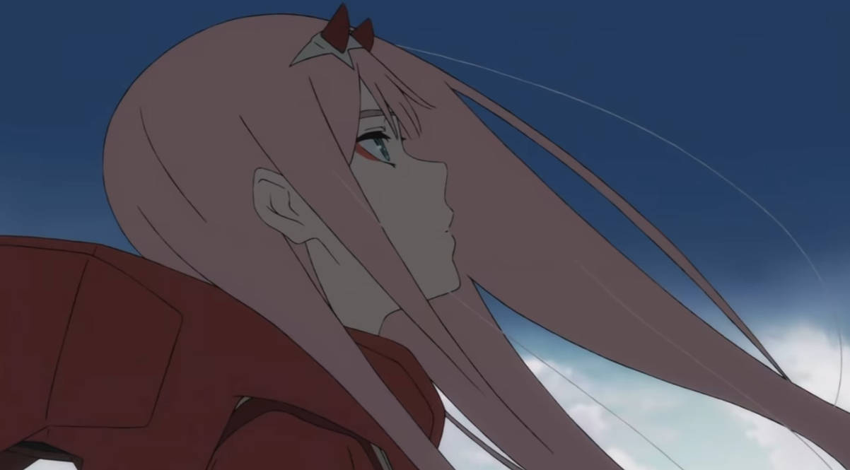 Darling in the franxx ep1 zero two by kevinbourke on DeviantArt