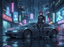 Motoko kusanagi flat tires