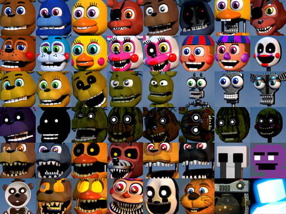 FNAF World Ultimate: Concept Art for the Party Creation screen
