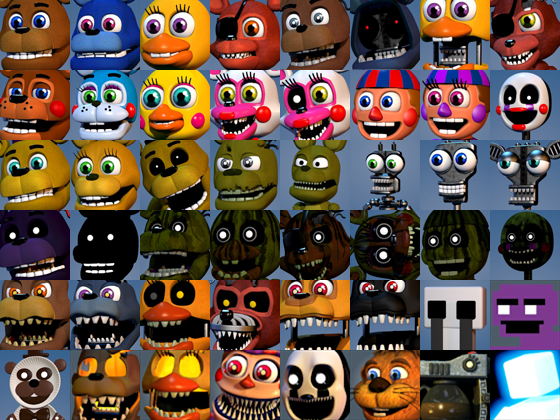 FNAF World Ultimate: Concept Art for the Party Creation screen this screen  will be improved in the final release of the game. If you wish to check the  game out click the