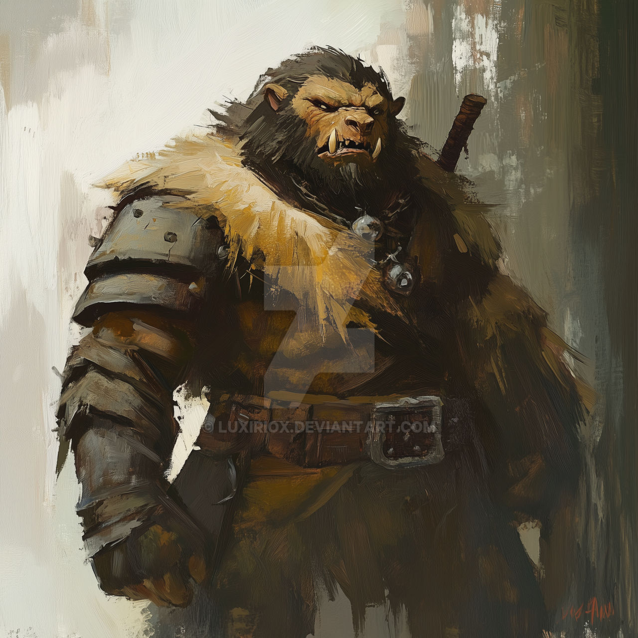Bugbear Concept Art Oil Painting by luxiriox on DeviantArt