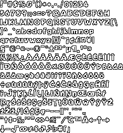 SMG Pixel Script Text (Outline) by BowerFan on DeviantArt