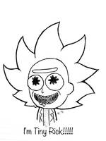 Monochrome Tiny Rick