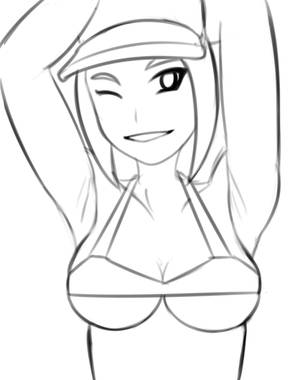 Hello sportgirl sketch by rungbersa Hello sportgirl sketch by rungbersa