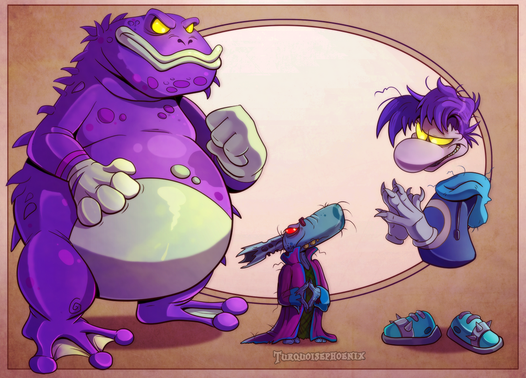 Rayman - The Evil Three by Turquoisephoenix on DeviantArt