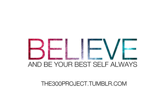 Believe Tumblr