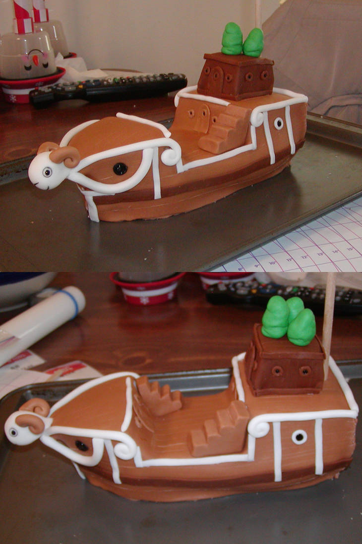 HOW TO MAKE ONE PIECE GOING MERRY MADE FROM CARDBOARD 