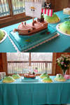 One Piece Going Merry Cake
