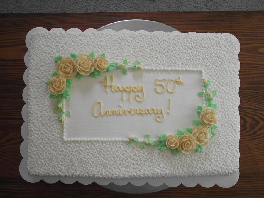 50th Anniversary Cake