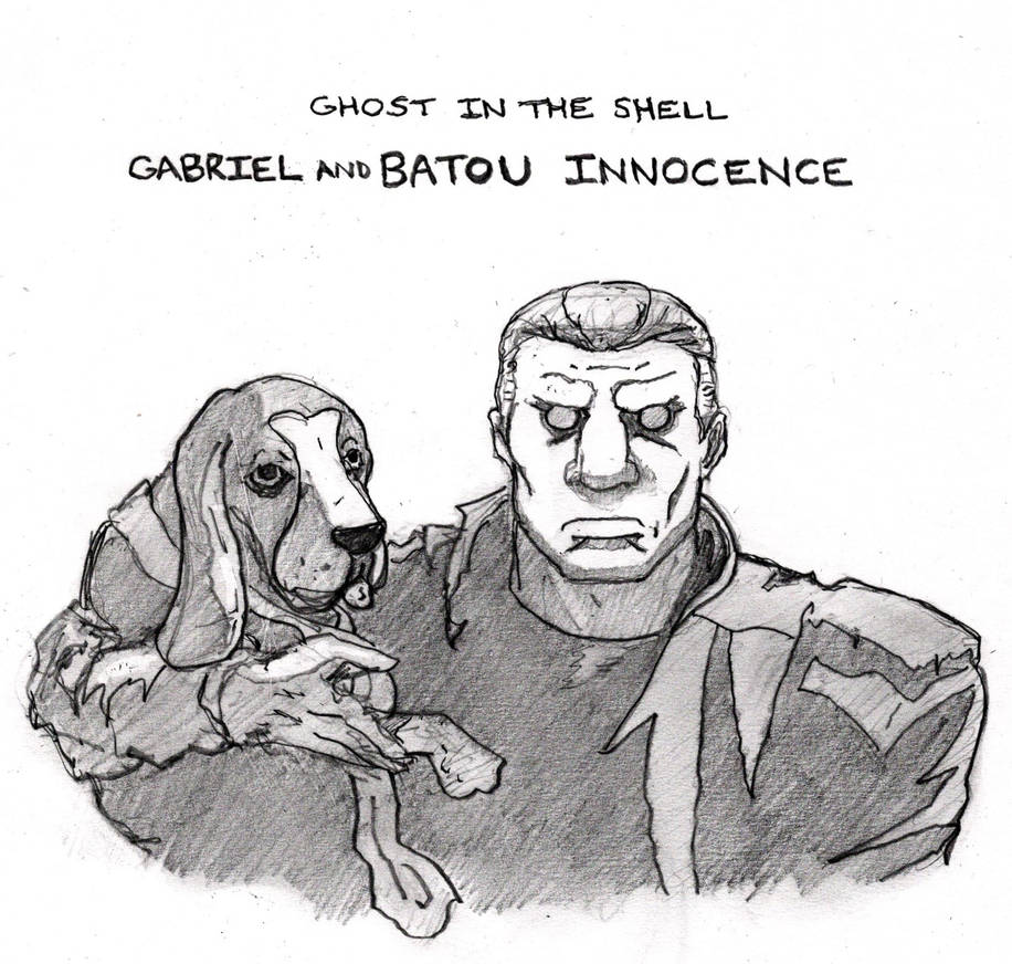 Gabriel Shell Ghost In The Shell Gabriel and Batou by Larkimy on DeviantArt
