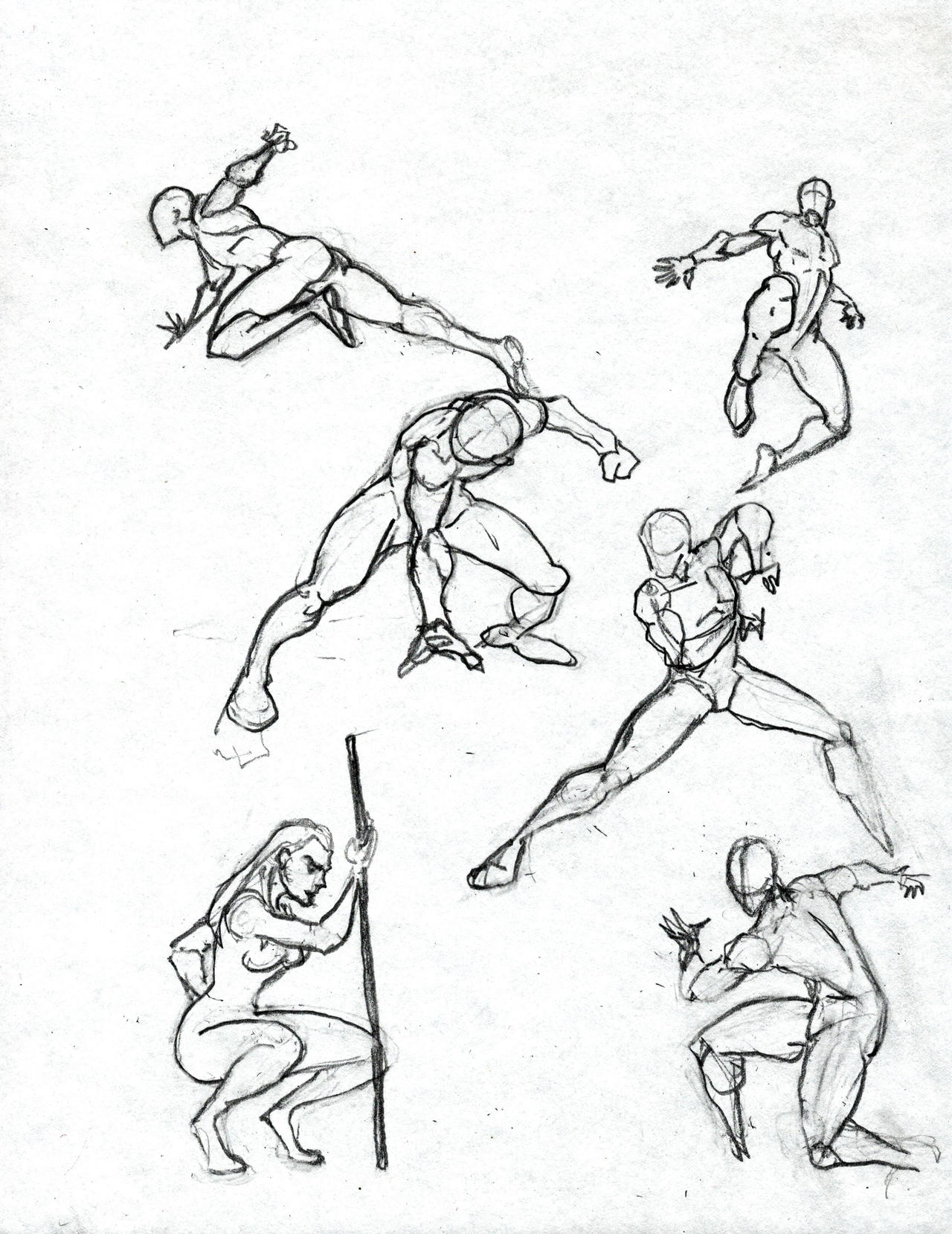 2 Dynamic Postures Dynamic Poses 07 by Larkimy on DeviantArt