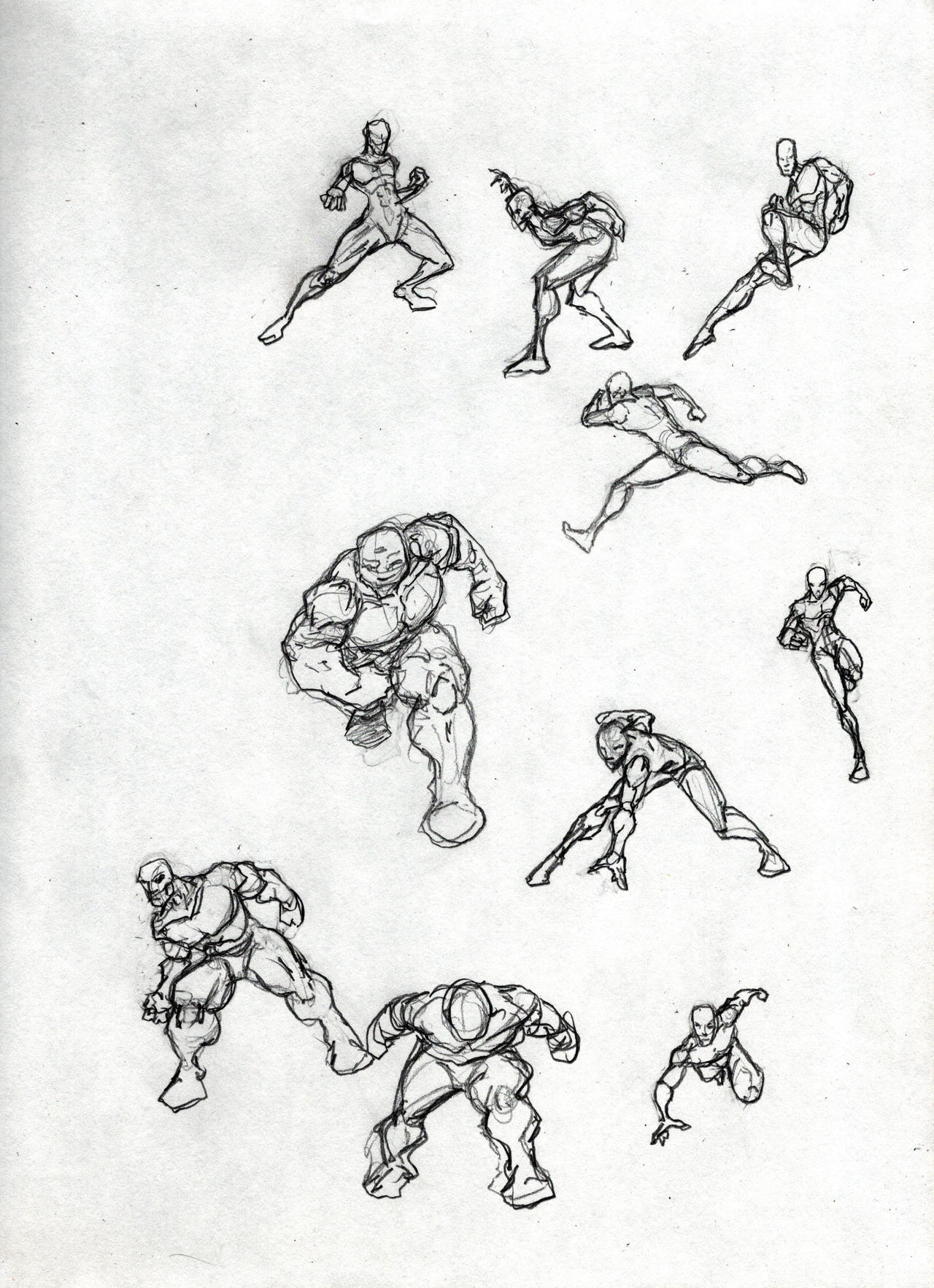 Dynamic Poses 09 by Larkimy on DeviantArt