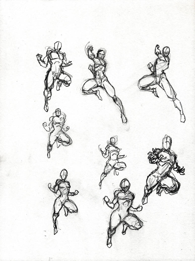 Dynamic Poses 11 by Larkimy on DeviantArt